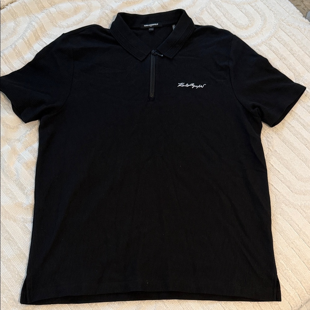 Karl Lagerfield Black Polo
